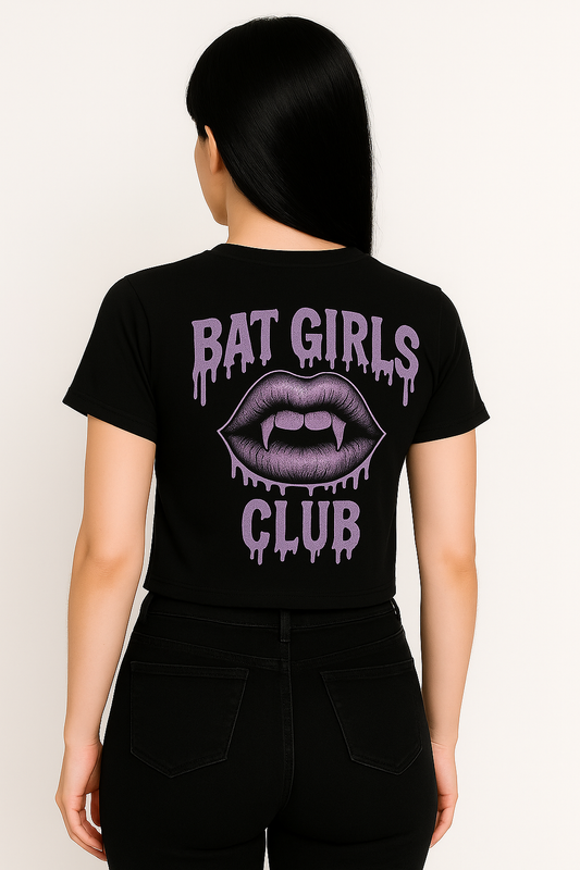 Bat Girls Club Cropped Tee